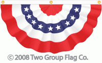 USA Polycotton Pleated Fan