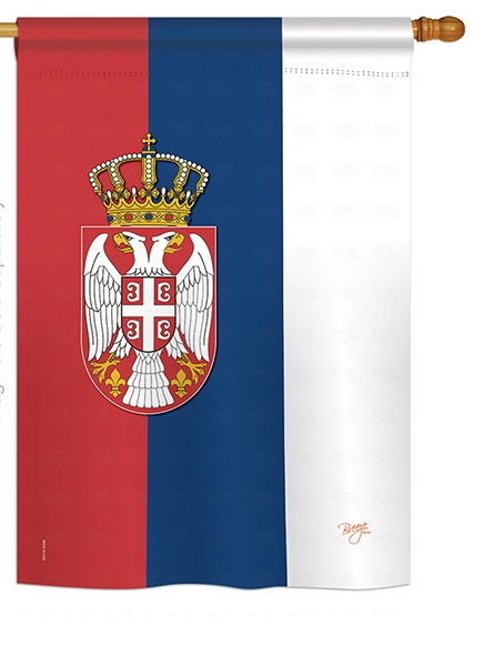 Serbia House Flag