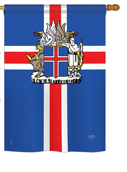 Iceland House Flag