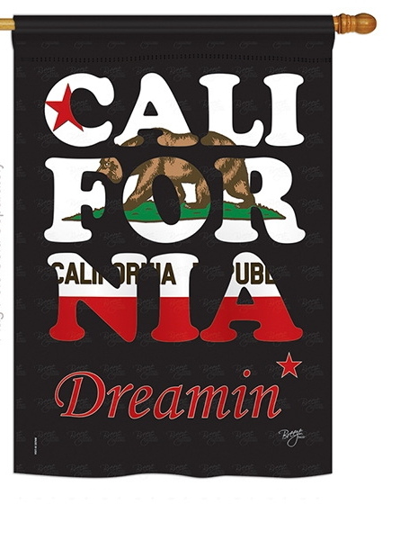 California Dreamin House Flag