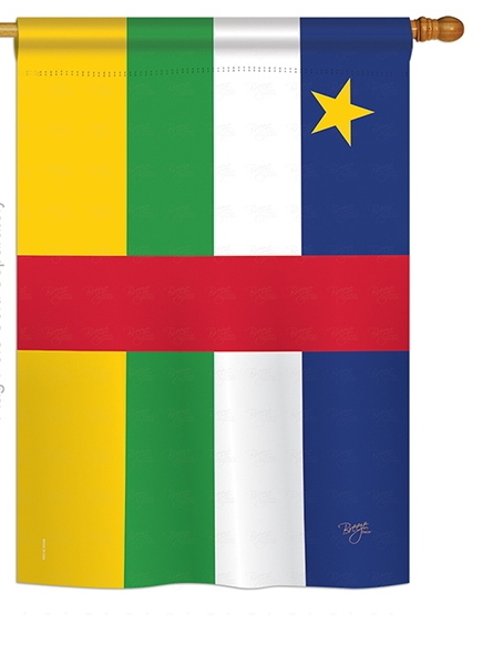 Central African Republic House Flag