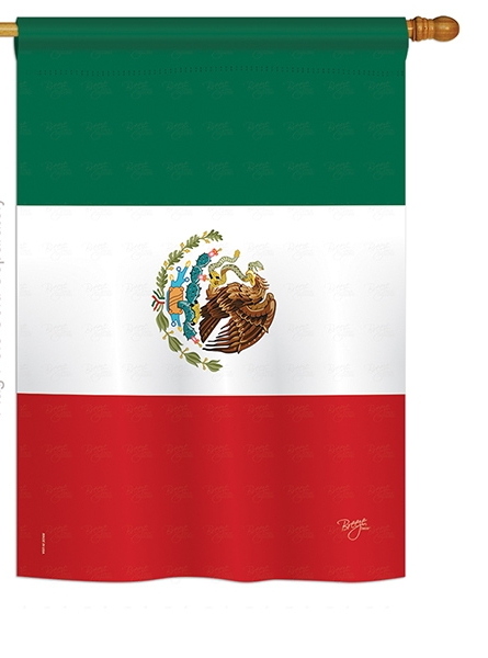 Mexico Country House Flag