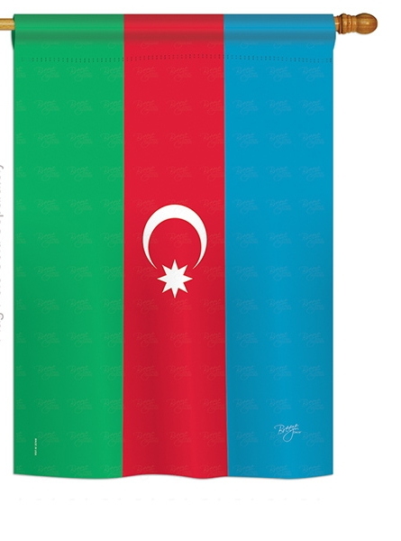 Azerbaijan House Flag
