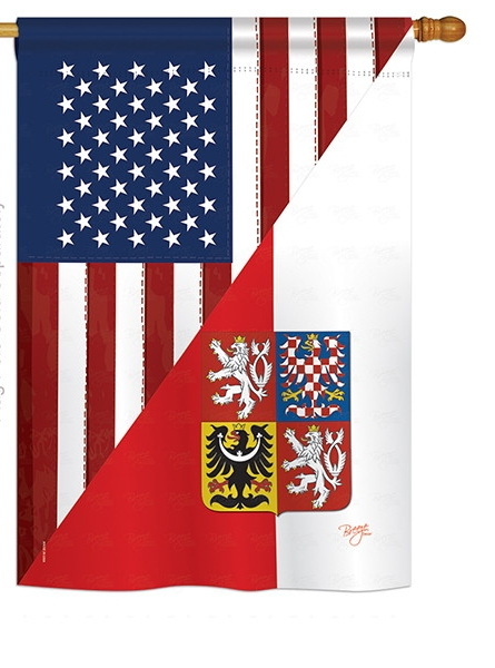 US Czech Friendship House Flag