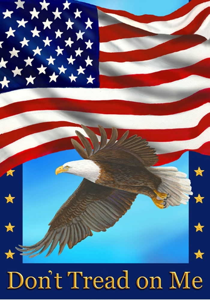 Don't Tread on Me Garden Flag