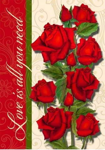 Love is all you Need House Flag
