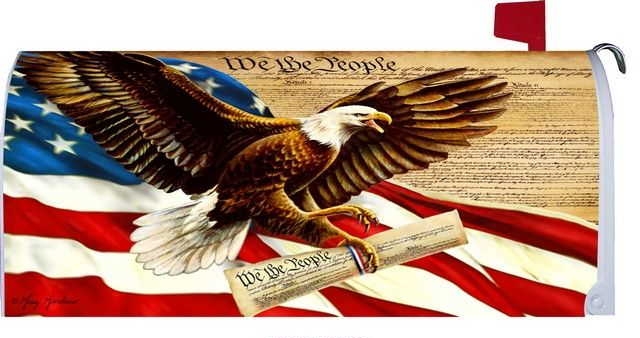 Freedom Eagle Mailbox Cover