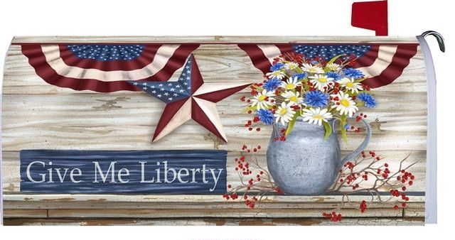 Give Me Liberty Mailbox Cover