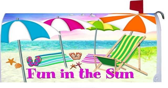 Fun in the Sun Mailbox Cover