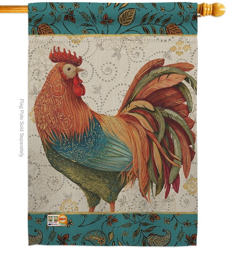 Rooster Spice House Flag