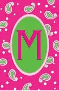 "M" - Monogram Garden Flag