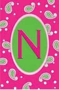 "N" - Monogram Garden Flag