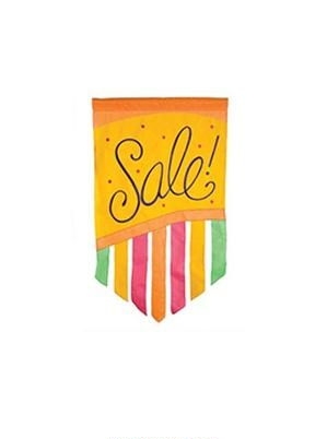 Sale! Applique Garden Flag - 1 left