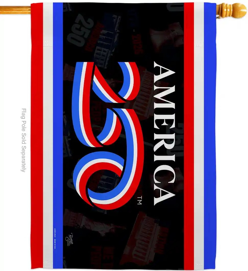 Anniversary USA 250 House Flag