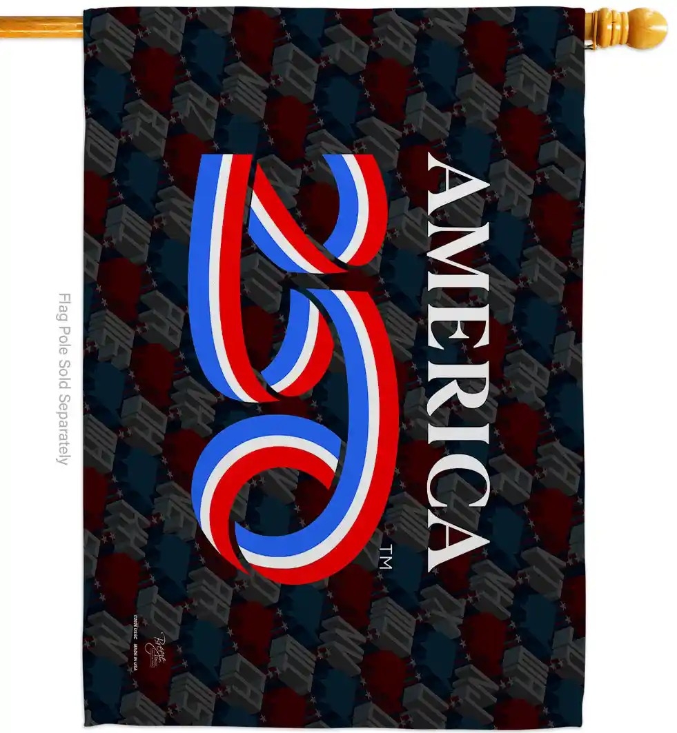 United States 250 House Flag