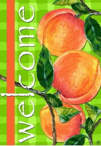 Georgia Peach House Flag