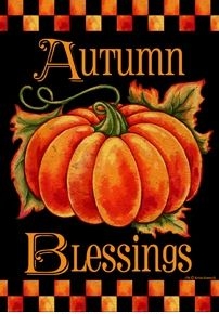 Autumn Blessings Garden Flag