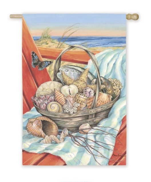 Adirondack Shells House Flag - 1 left