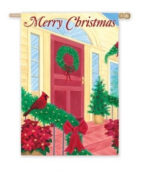 Christmas Front Door House Flag - 1 left