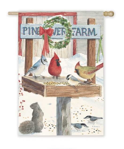 Pine River Farm House Flag