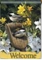 Summer Chickadees Garden Flag - 1 left