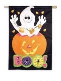 Boo Ghost Garden Flag