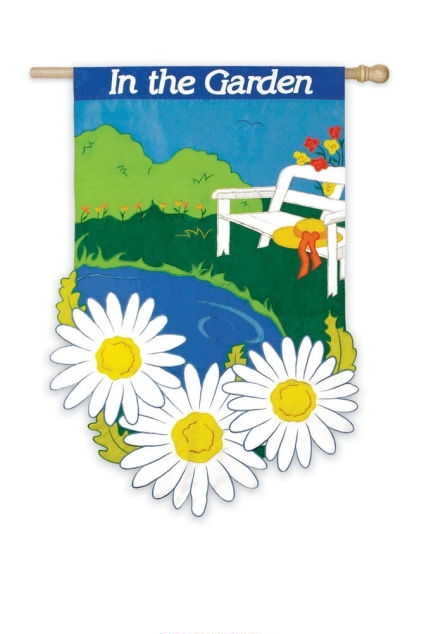 In the Garden House Flag