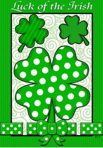 Luck of the Irish House Flag