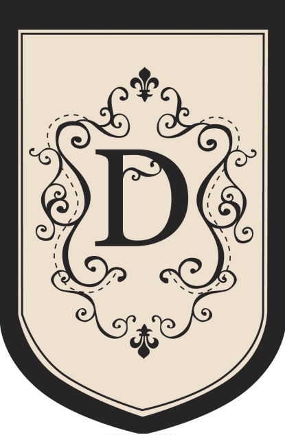 Monogram "D" Estate Flag - 2 left