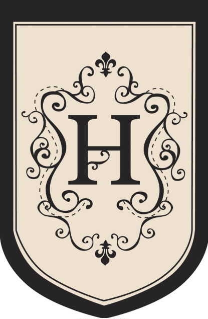 1 left - Monogram "H" Estate Flag