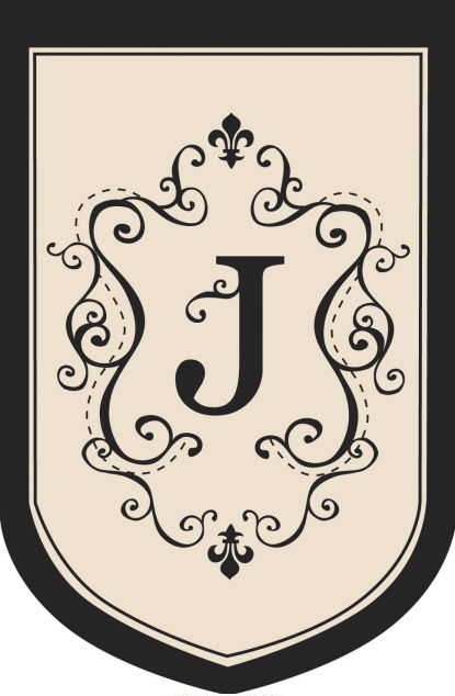 Monogram "J" Estate Flag - 1 left