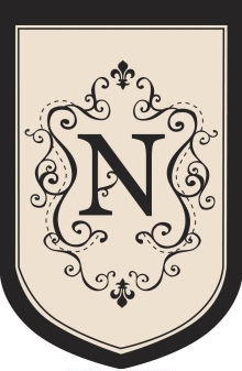 Monogram "N" Estate Flag - 1 left