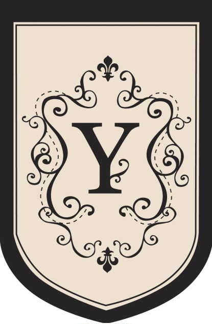 Monogram "Y" Estate Flag - 3 left
