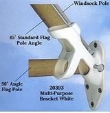 Dual Position House Flag Mounting Bracket