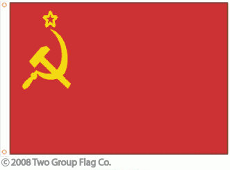 USSR Screen Print Flag