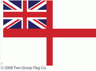 British Navy Screen Print Flag