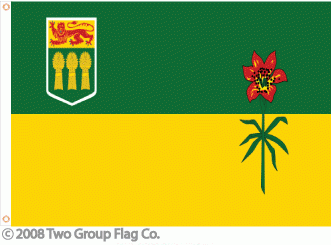 Saskatchewan Screen Print Flag