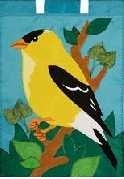 Goldfinch Garden Flag
