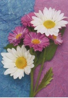 Daisies and Asters Impressions Flag - 1 left
