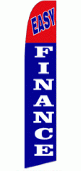 Easy Finance Wind Feather Flag 2.5' x 11.5'