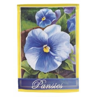 Pansies House Flag - 1 left