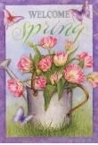 Welcome Spring House Flag