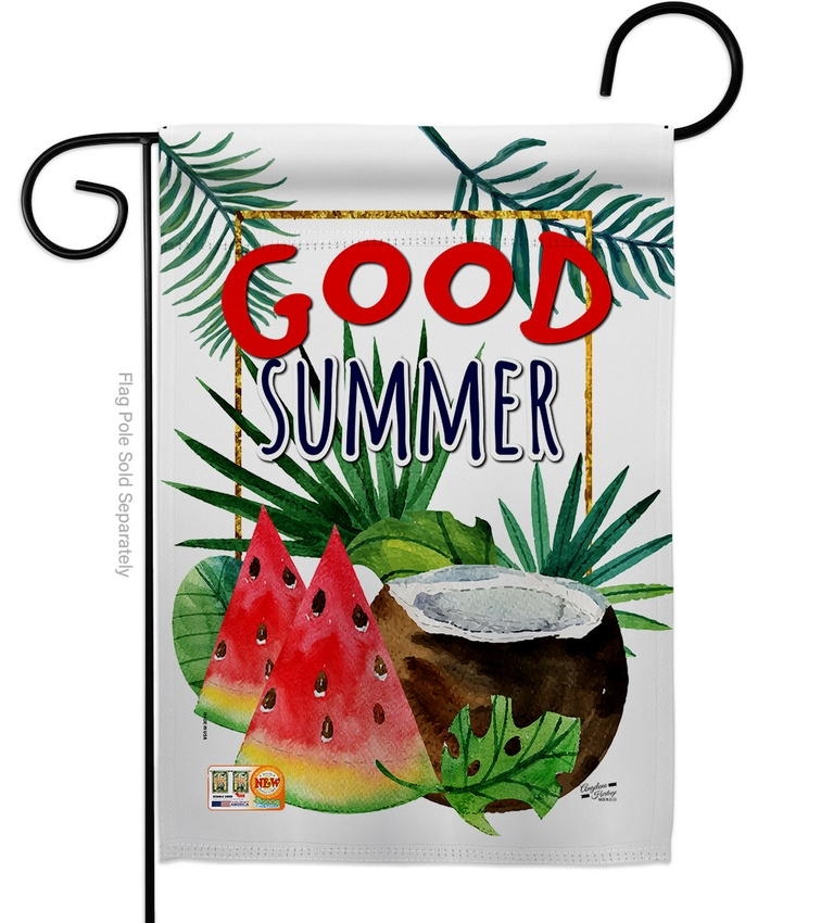 Good Summer Fruit Garden Flag