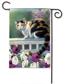 Calico Kitty Garden Flag