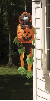 last one - 3D applique  Halloween Surprise Windsock