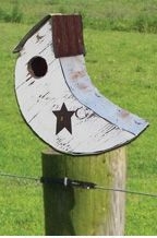 Crescent Moon Birdhouse