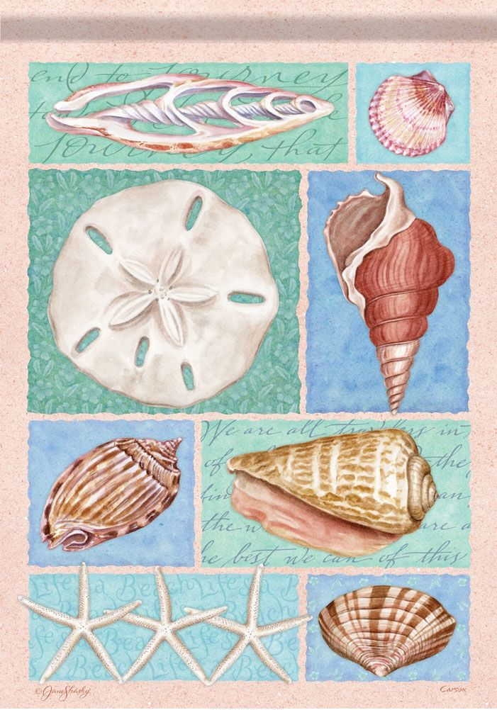 Shells Garden Flag