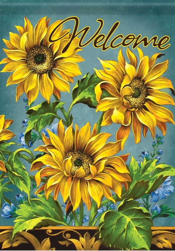 Sunflower Garden Flag