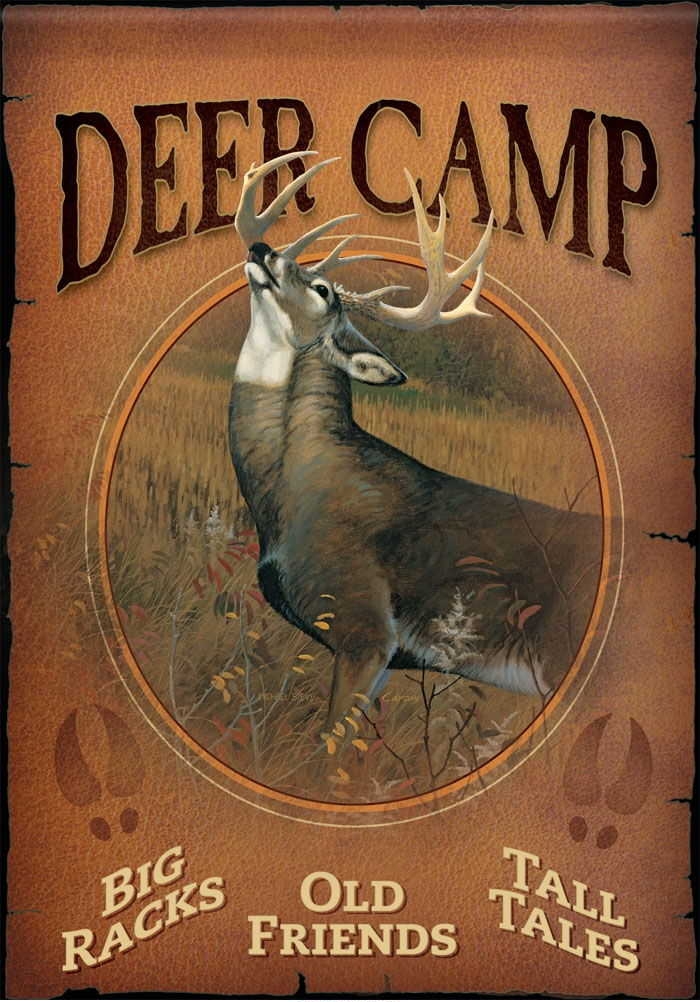 Deer Camp House Flag