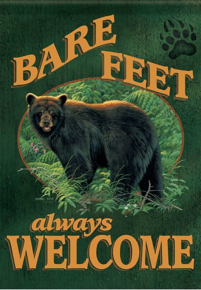 Bare Feet Garden Flag